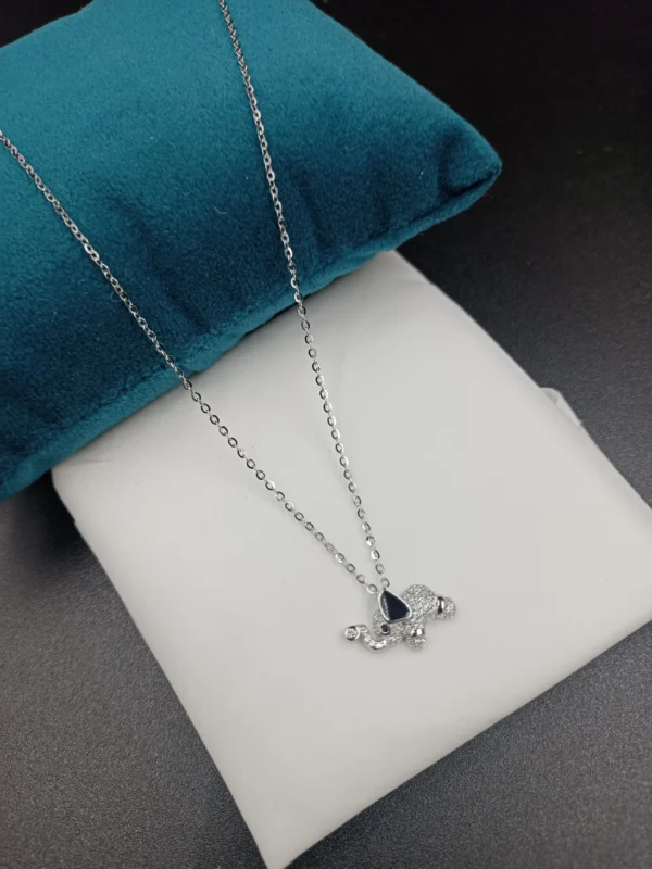 Stylish Silver Dokiya with Elephant Pendant