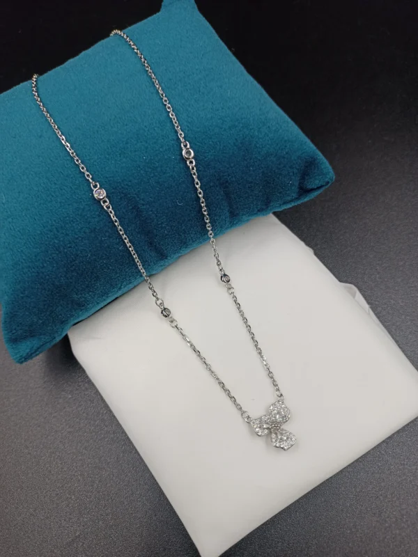 Elegant Silver Dokiya with Floral Pendant