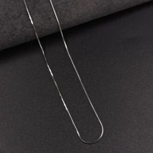 Sleek Silver Chain for Women