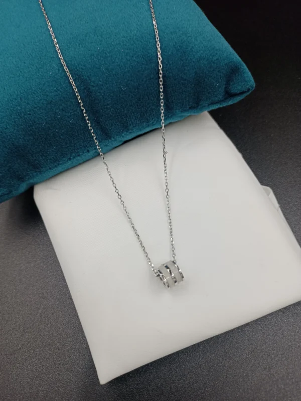 Silver Chain Dokiya with Ring Pendant
