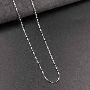 Stylish Bead Silver Chain for Women