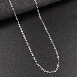 Elegant Silver Cable Chain for Women