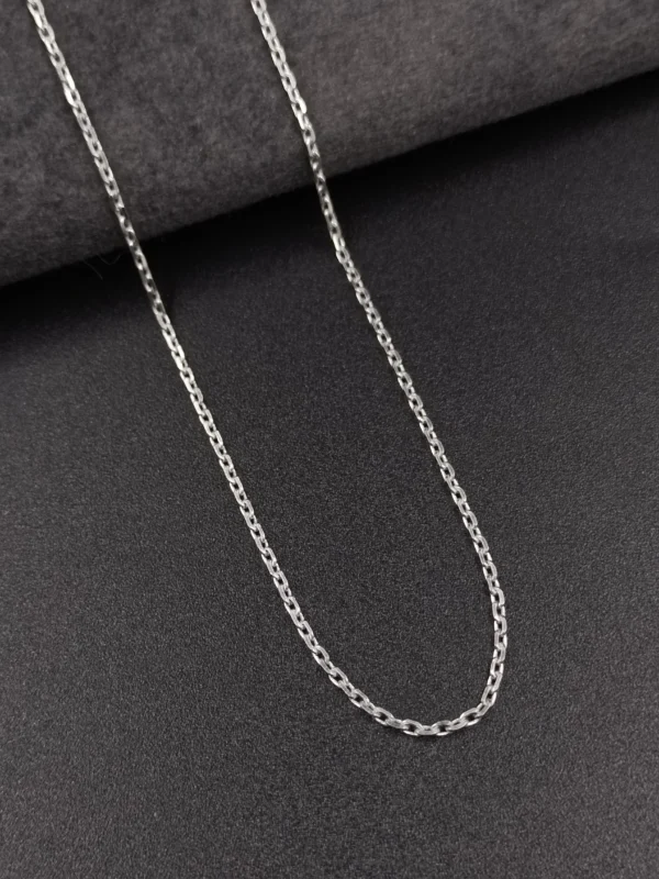 Elegant Silver Cable Chain for Women